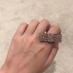 Marc by Marc Jacobs glitter bow ring 6